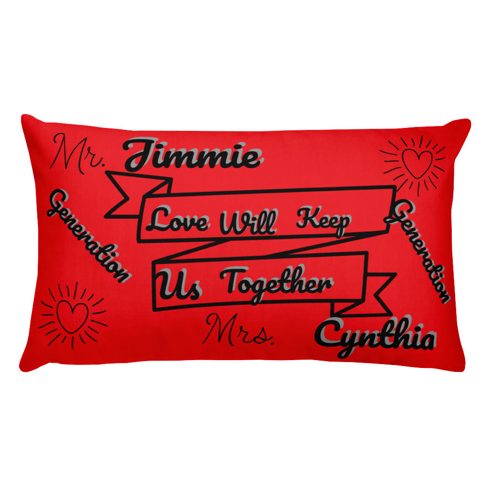 Jimmie & Cynthia pillow